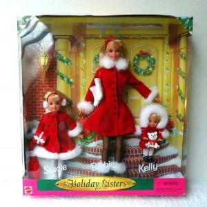 Набор из трех кукол Барби, Стейси и Шелли Праздничные сестры 99г.