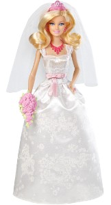 Барби невеста в белом платье и фате