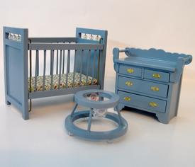 Набор мебели для детской, голубой