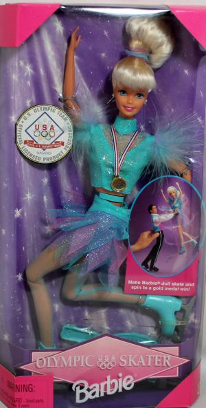 Кукла Барби Шарнирная Олимпийская Фигуристка 97 г.