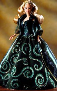 Коллекционная кукла Барби Изумрудное Очарование, с прошитыми ресничками, 96г.